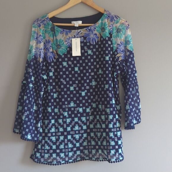 ✔️Charter club 3/4 length sleeve blouse - Picture 1 of 4